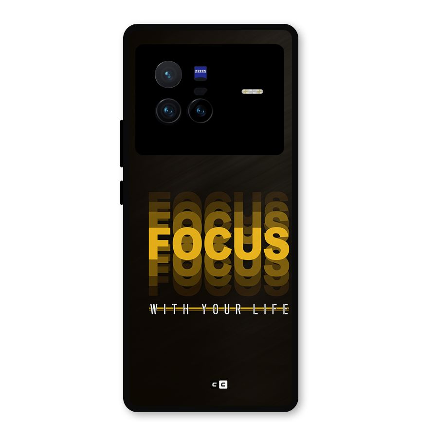 Focus Life Metal Back Case for Vivo X80
