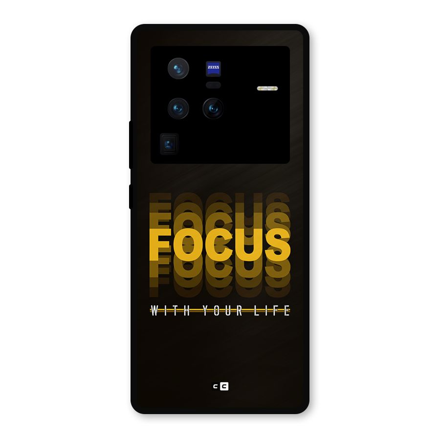Focus Life Metal Back Case for Vivo X80 Pro