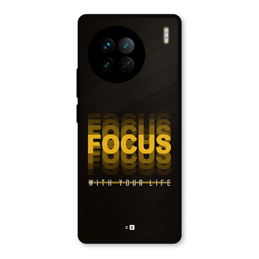 Focus Life Metal Back Case for Vivo X90