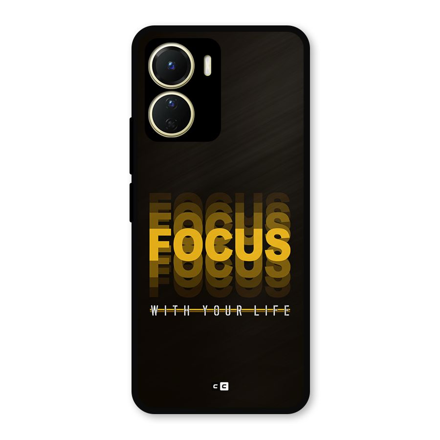 Focus Life Metal Back Case for Vivo Y16