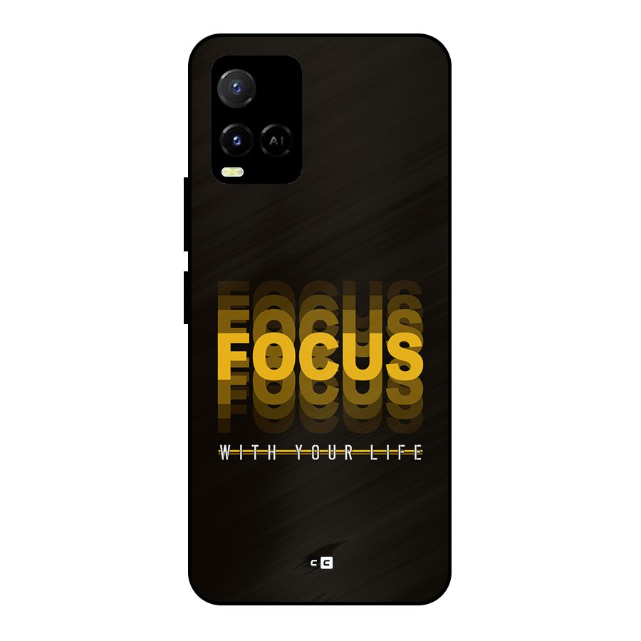 Focus Life Metal Back Case for Vivo Y21A