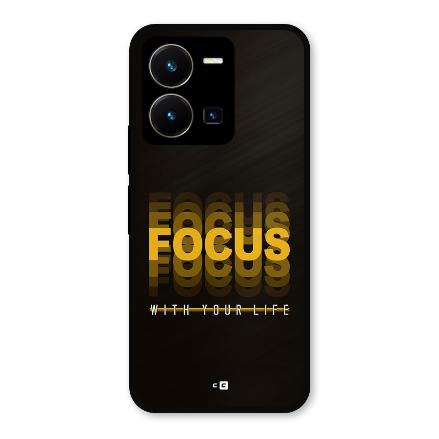 Focus Life Metal Back Case for Vivo Y35