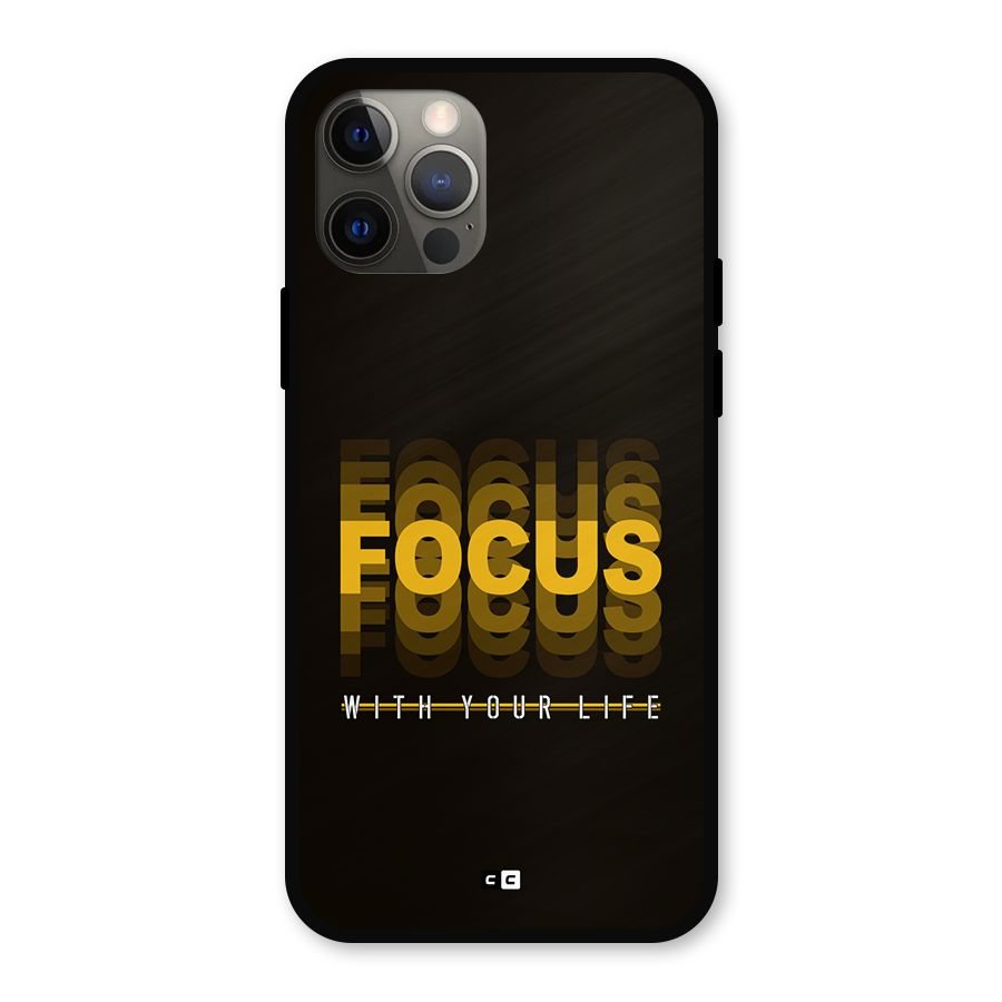 Focus Life Metal Back Case for iPhone 12 Pro