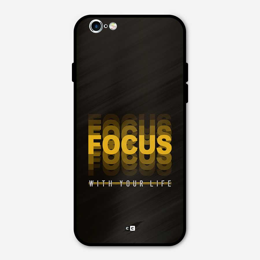 Focus Life Metal Back Case for iPhone 6 6s