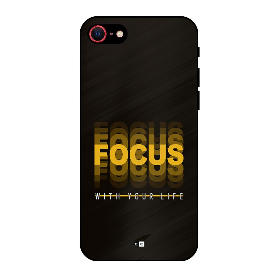 Focus Life Metal Back Case for iPhone SE 2022