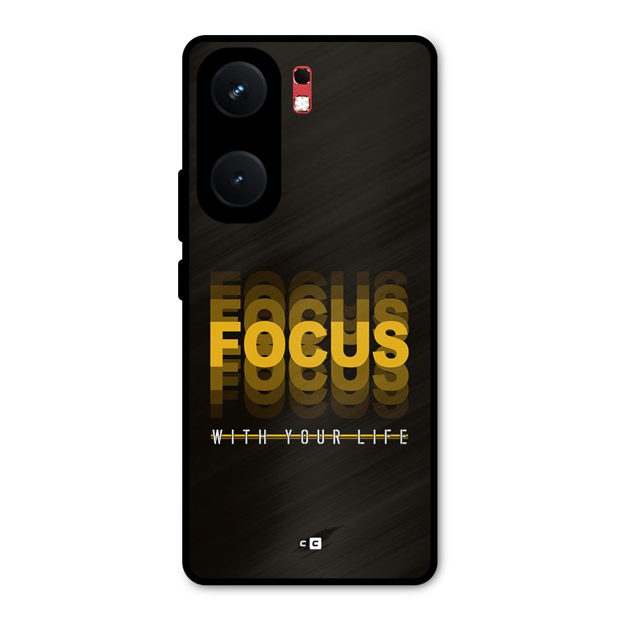 Focus Life Metal Back Case for iQOO Neo 9 Pro