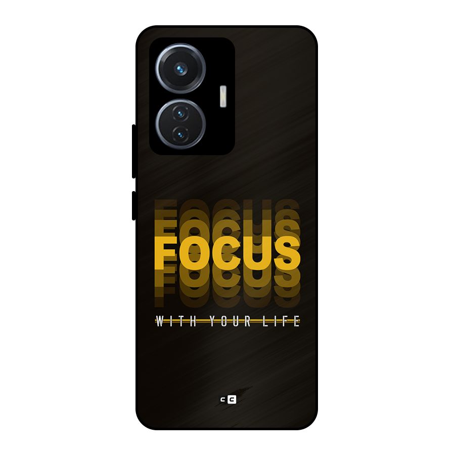 Focus Life Metal Back Case for iQOO Z6 44W