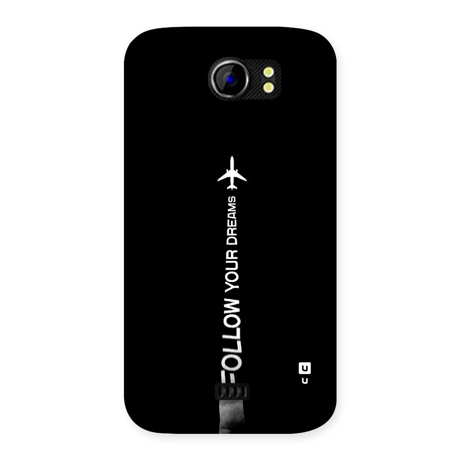 Follow Your Dream Back Case for Canvas 2 A110