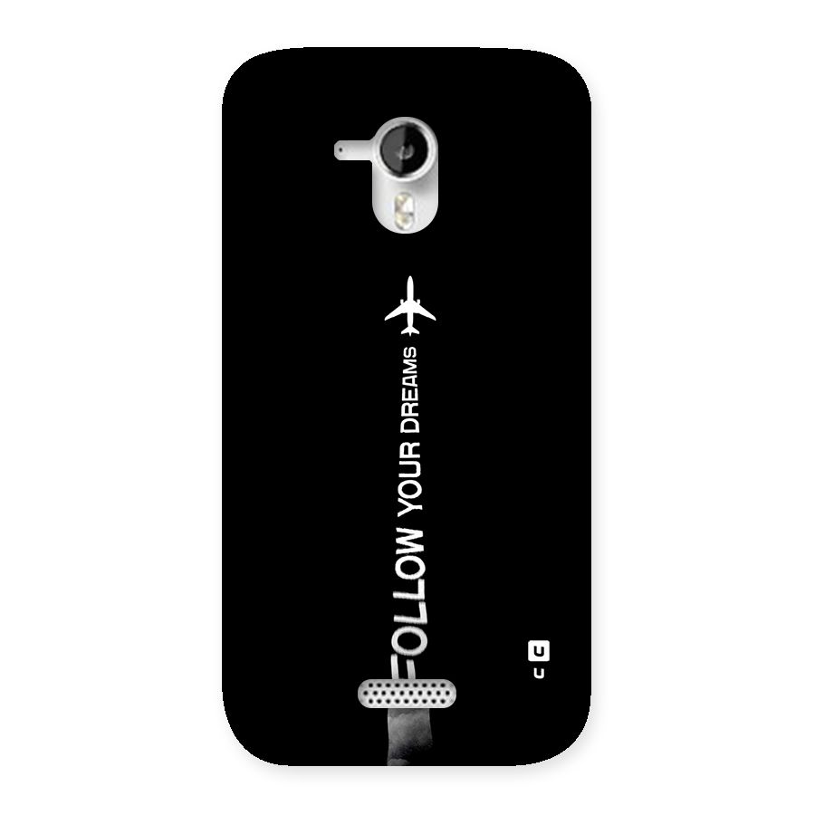 Follow Your Dream Back Case for Canvas HD A116