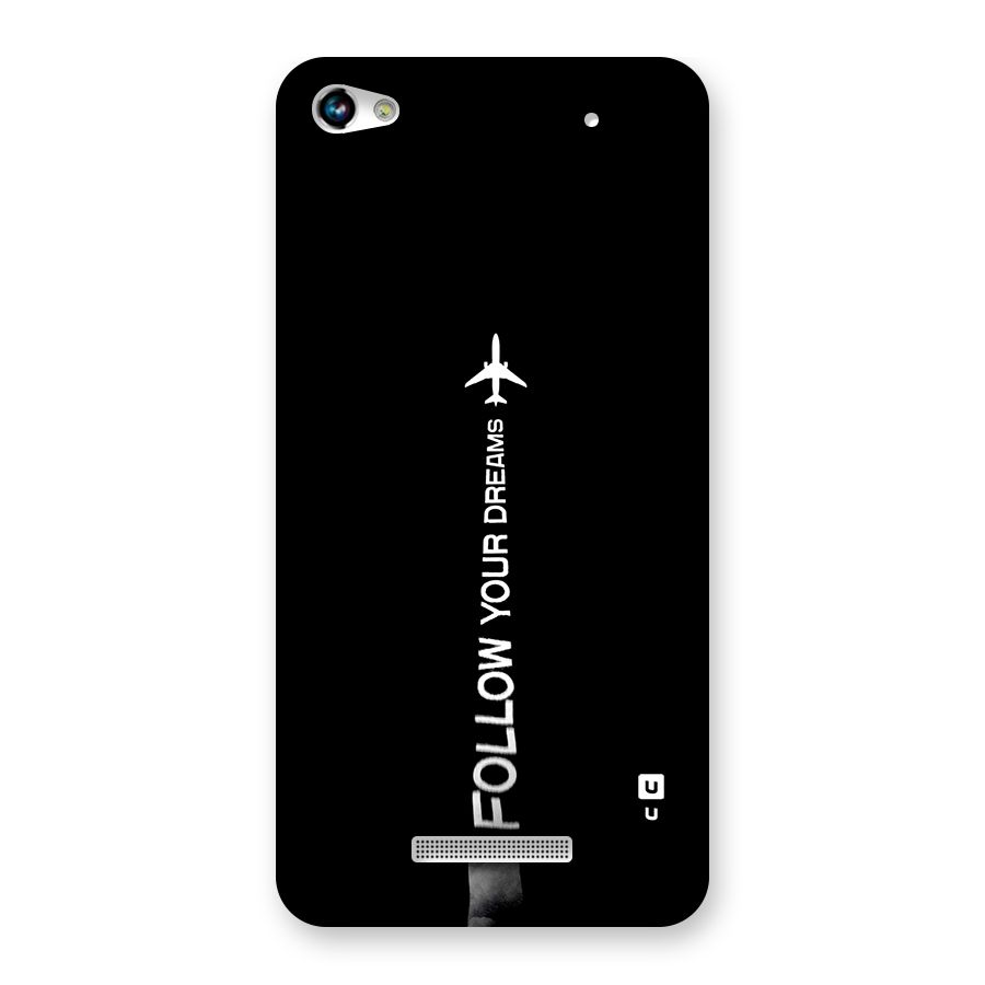 Follow Your Dream Back Case for Canvas Hue 2 A316
