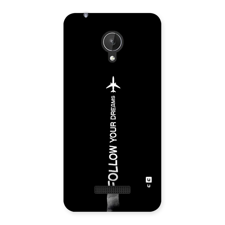 Follow Your Dream Back Case for Canvas Spark Q380