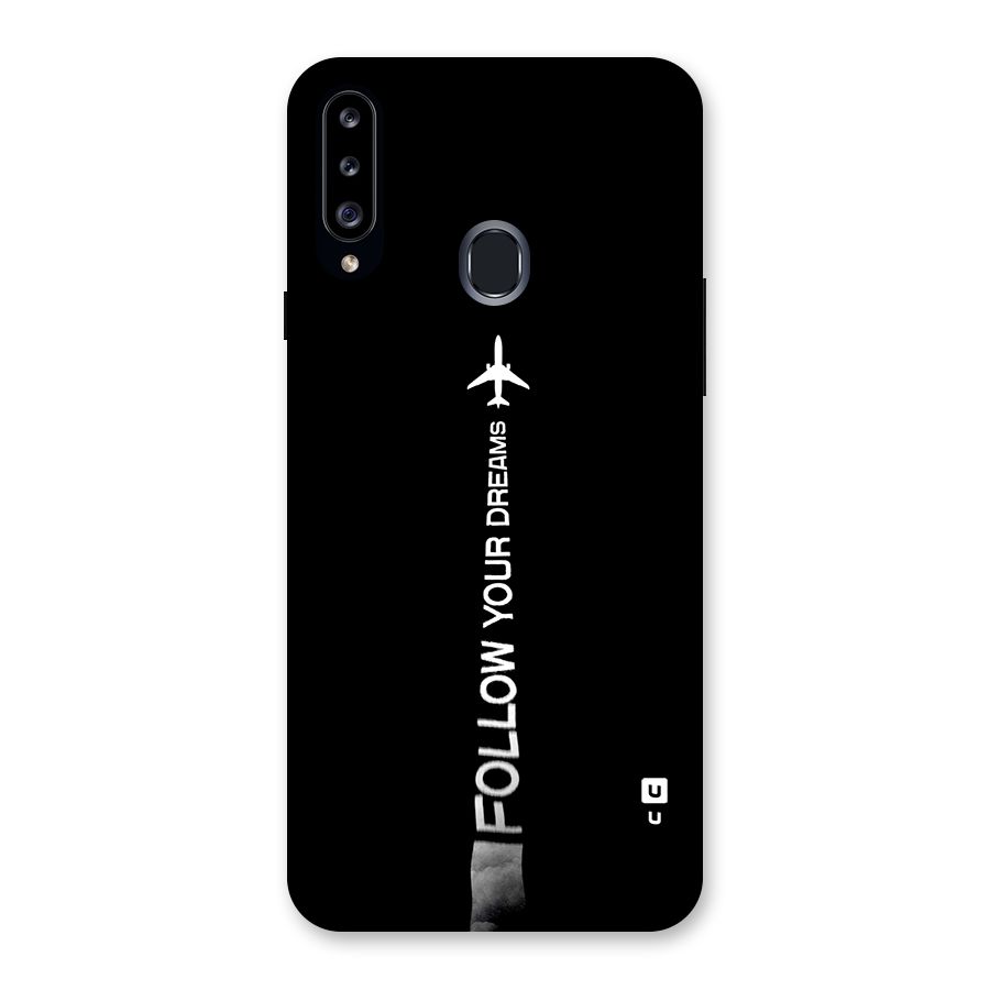 Follow Your Dream Back Case for Galaxy A20s
