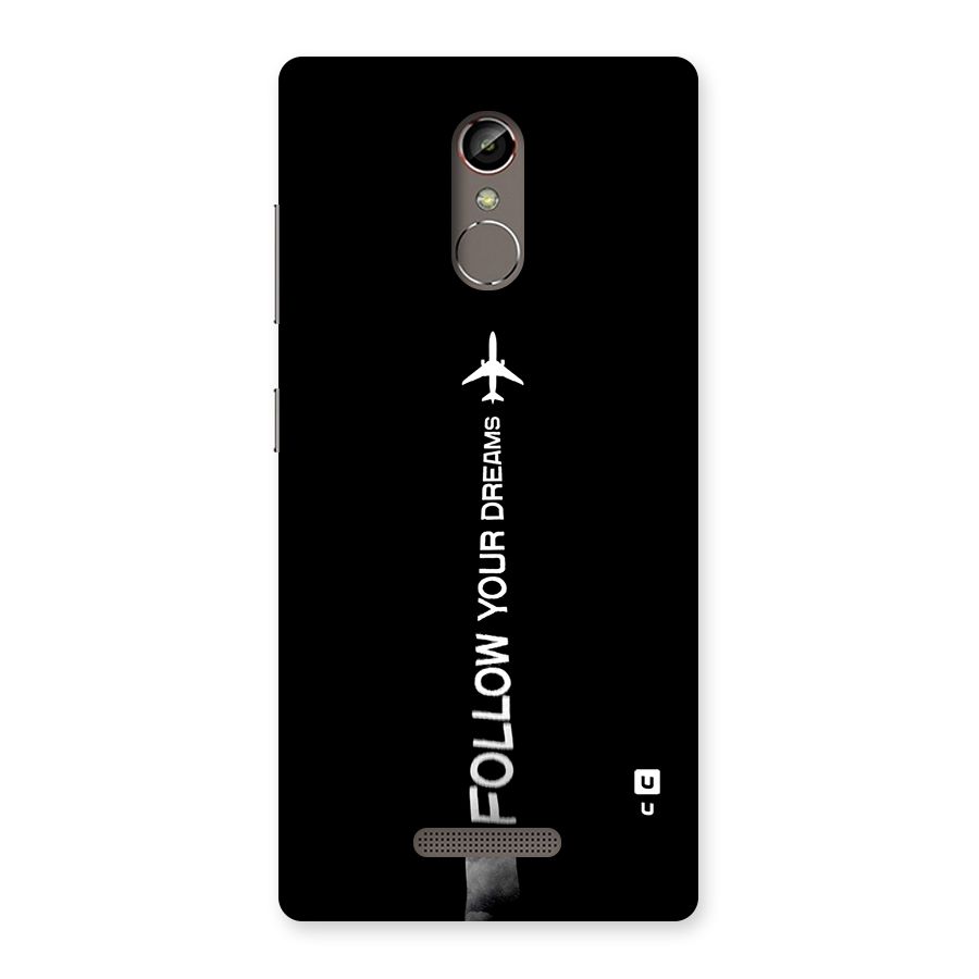 Follow Your Dream Back Case for Gionee S6s