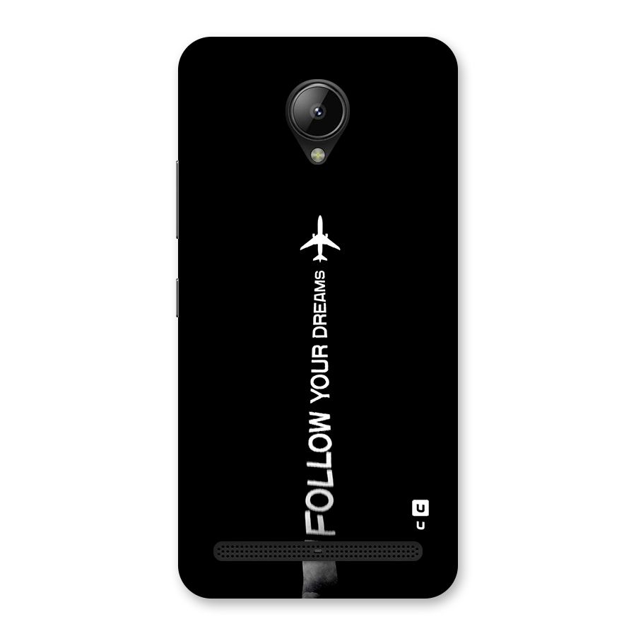 Follow Your Dream Back Case for Lenovo C2