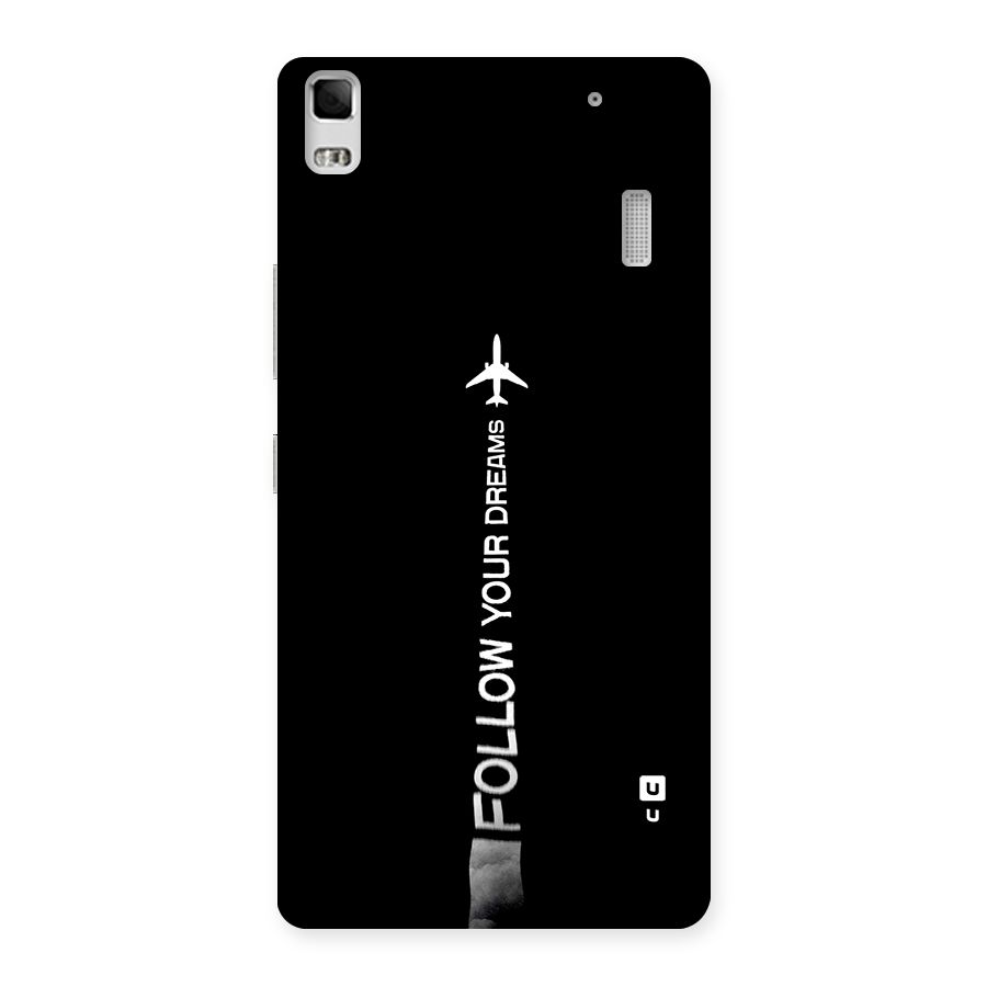 Follow Your Dream Back Case for Lenovo K3 Note