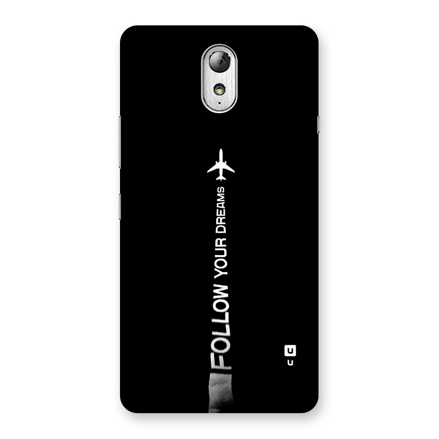 Follow Your Dream Back Case for Lenovo Vibe P1M
