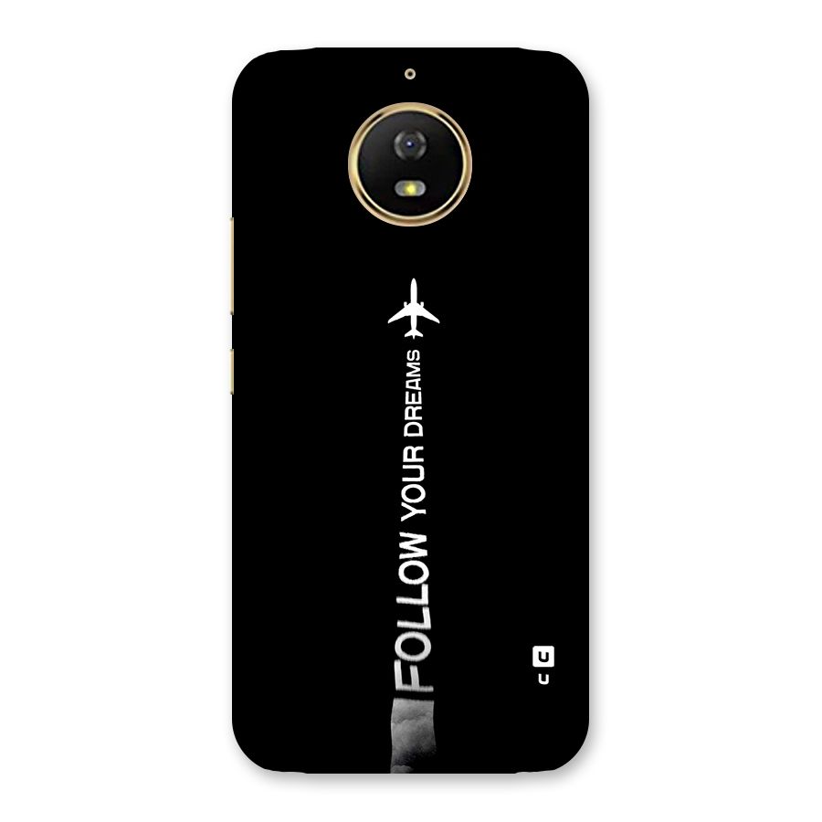 Follow Your Dream Back Case for Moto G5s