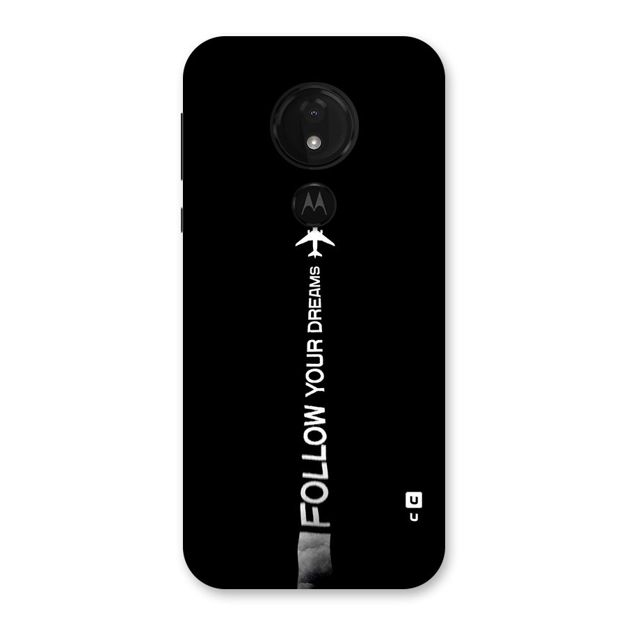 Follow Your Dream Back Case for Moto G7 Power
