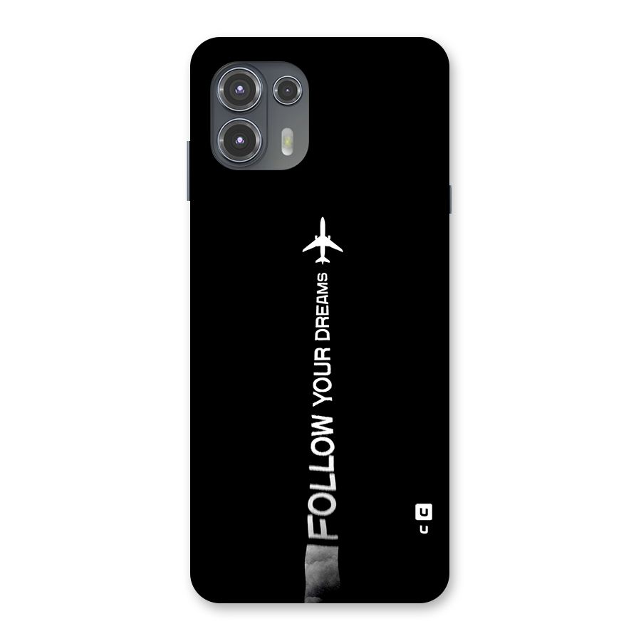 Follow Your Dream Back Case for Motorola Edge 20 Fusion