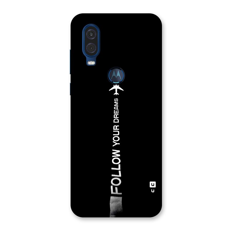 Follow Your Dream Back Case for Motorola One Vision