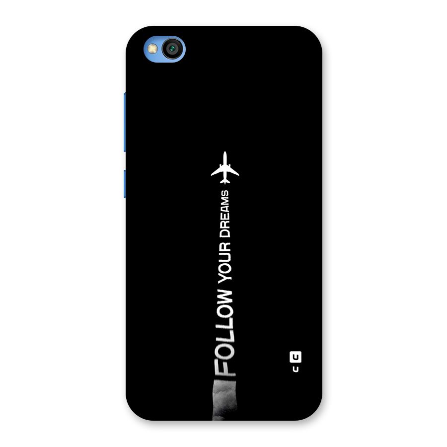 Follow Your Dream Back Case for Redmi Go