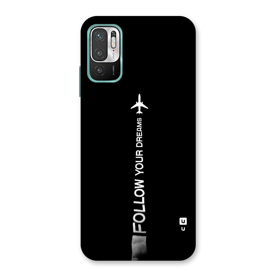 Follow Your Dream Back Case for Redmi Note 10T 5G
