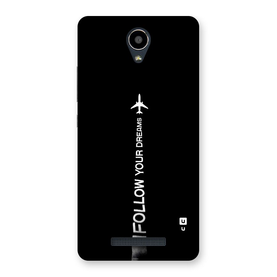 Follow Your Dream Back Case for Redmi Note 2