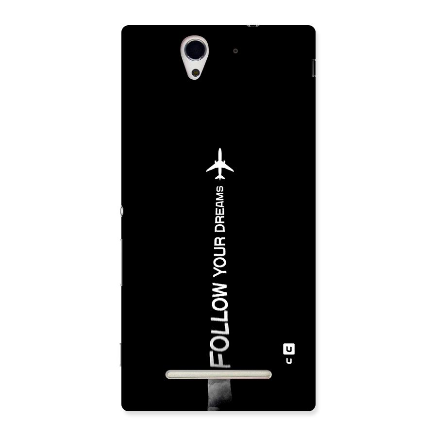 Follow Your Dream Back Case for Xperia C3
