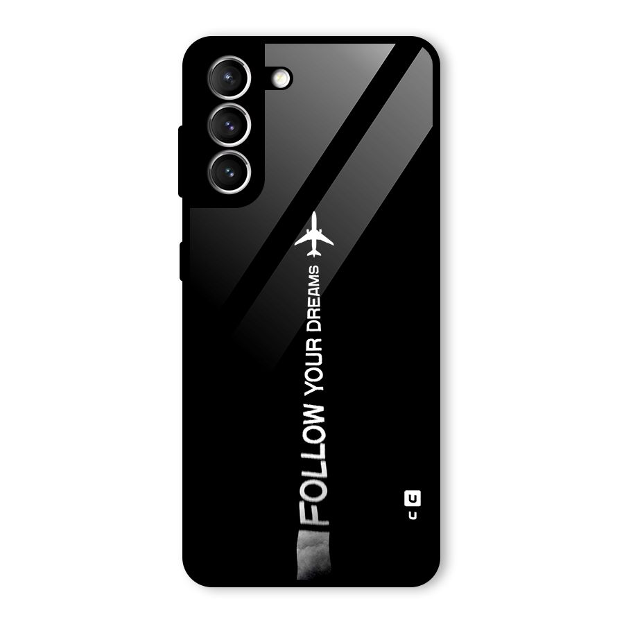 Follow Your Dream Glass Back Case for Galaxy S21 5G
