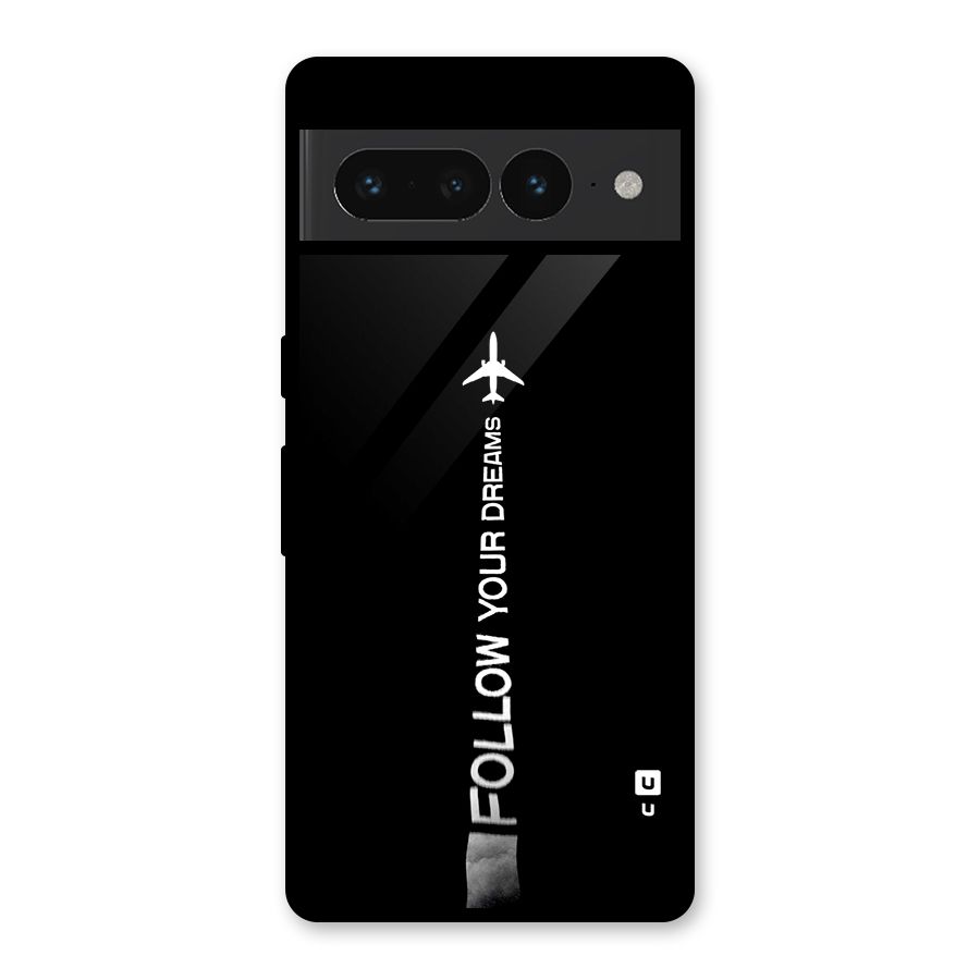 Follow Your Dream Glass Back Case for Google Pixel 7 Pro