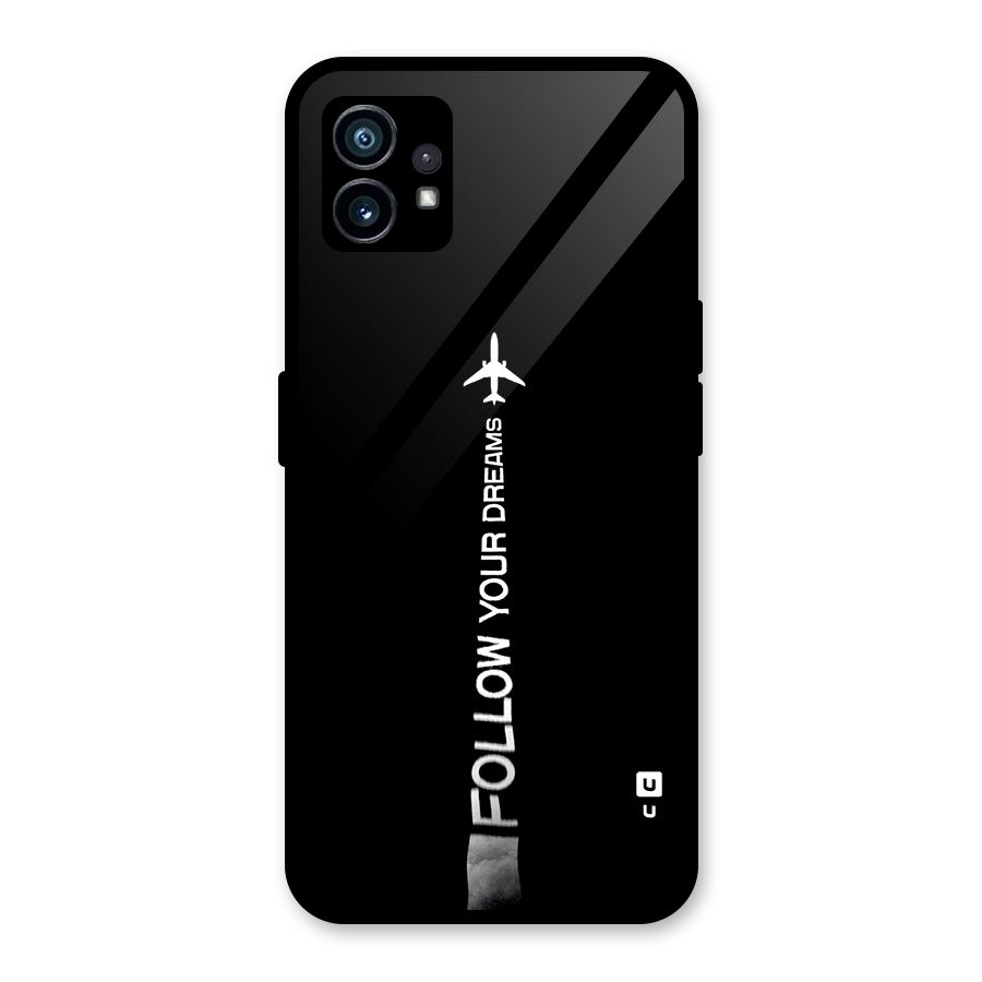 Follow Your Dream Glass Back Case for Nothing Phone 1