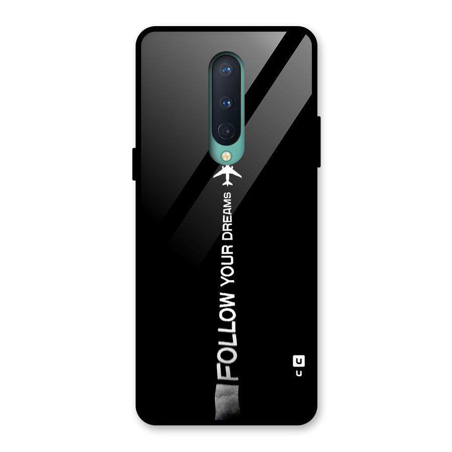 Follow Your Dream Glass Back Case for OnePlus 8