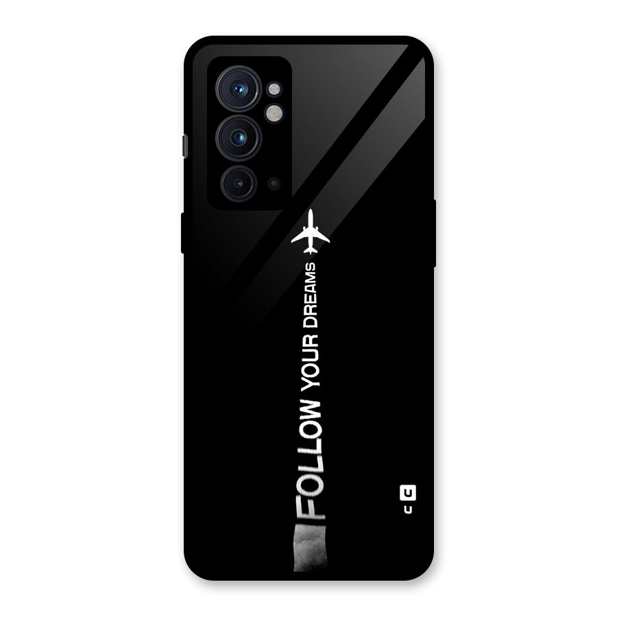 Follow Your Dream Glass Back Case for OnePlus 9RT 5G