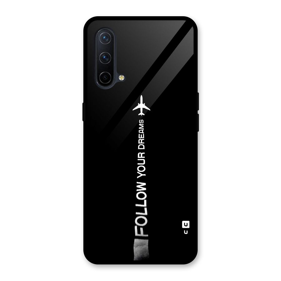 Follow Your Dream Glass Back Case for OnePlus Nord CE 5G
