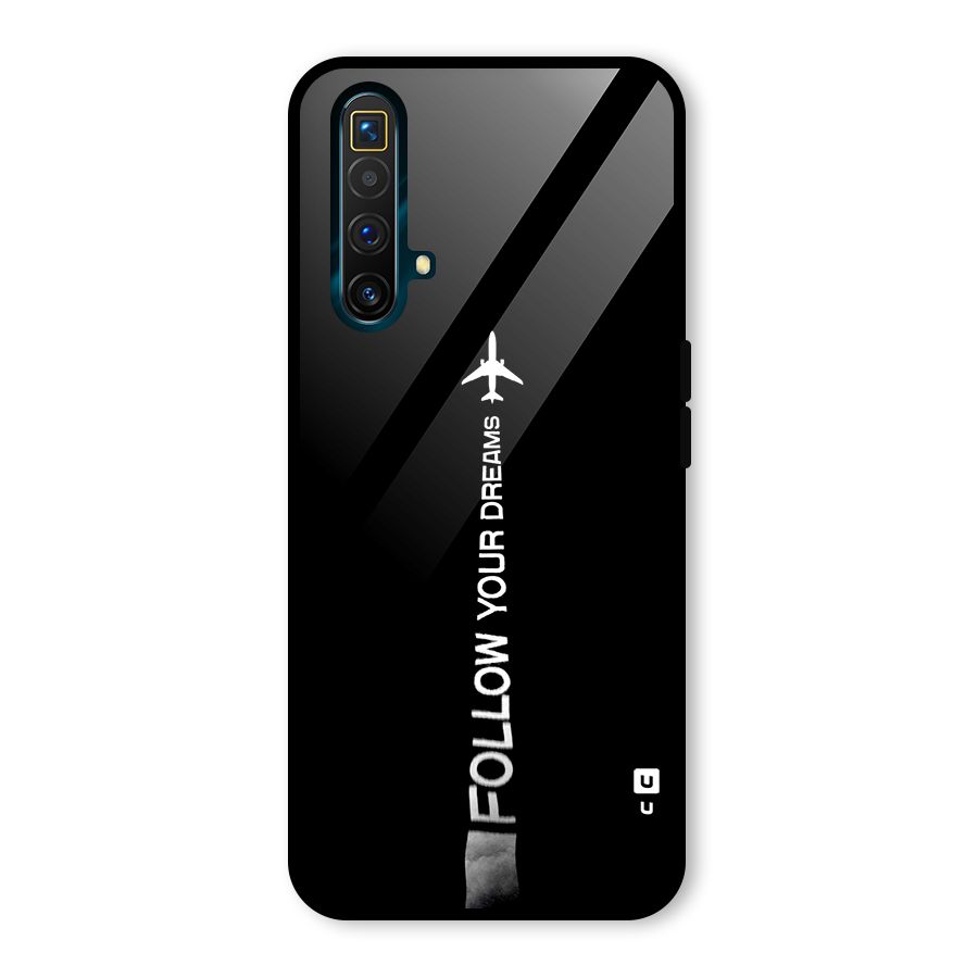 Follow Your Dream Glass Back Case for Realme X3