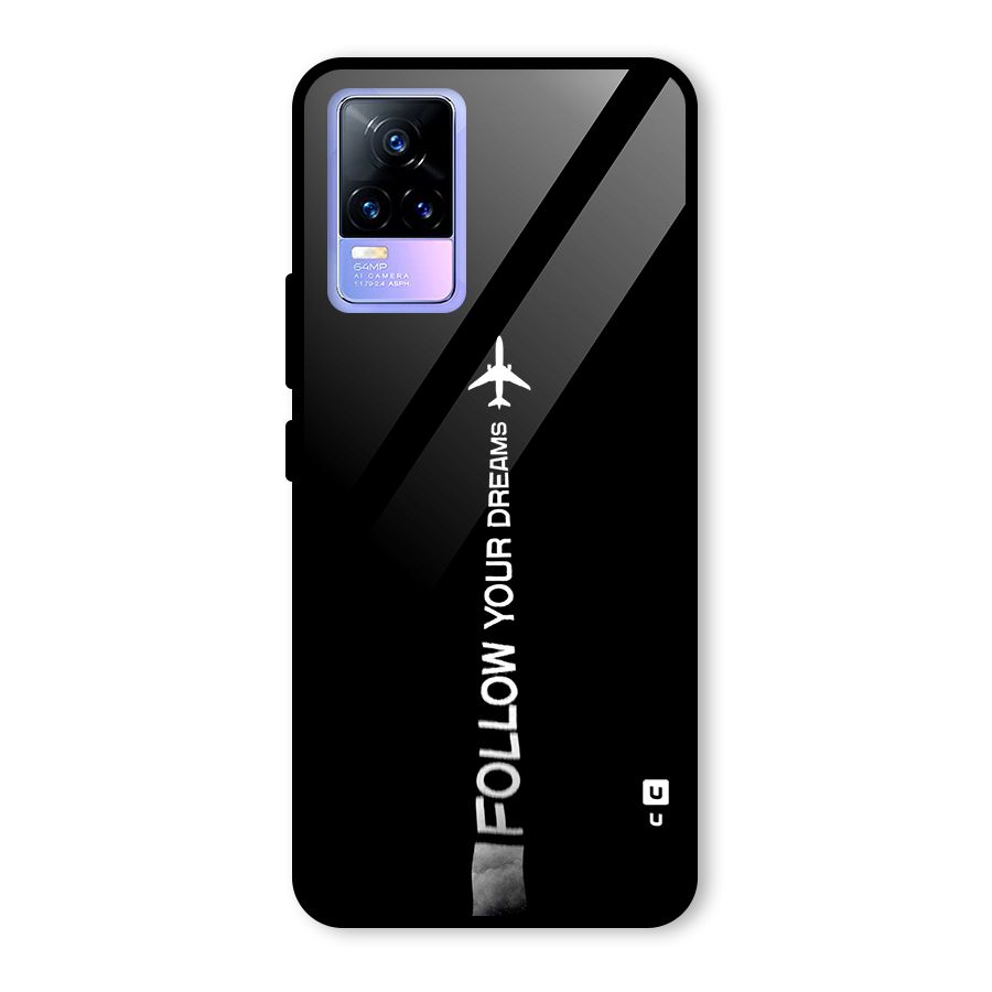 Follow Your Dream Glass Back Case for Vivo Y73