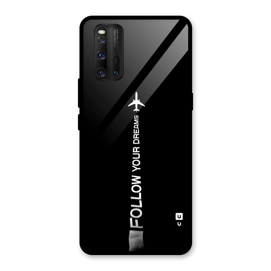 Follow Your Dream Glass Back Case for Vivo iQOO 3