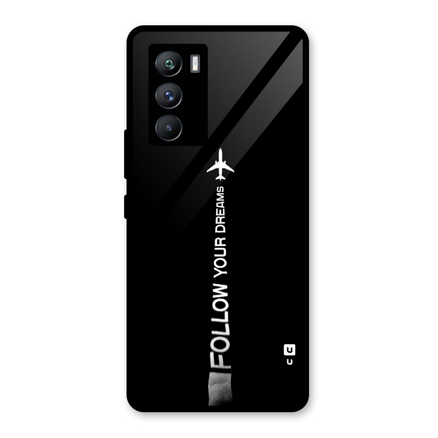 Follow Your Dream Glass Back Case for Vivo iQOO 9 SE