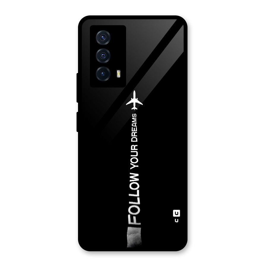 Follow Your Dream Glass Back Case for Vivo iQOO Z5