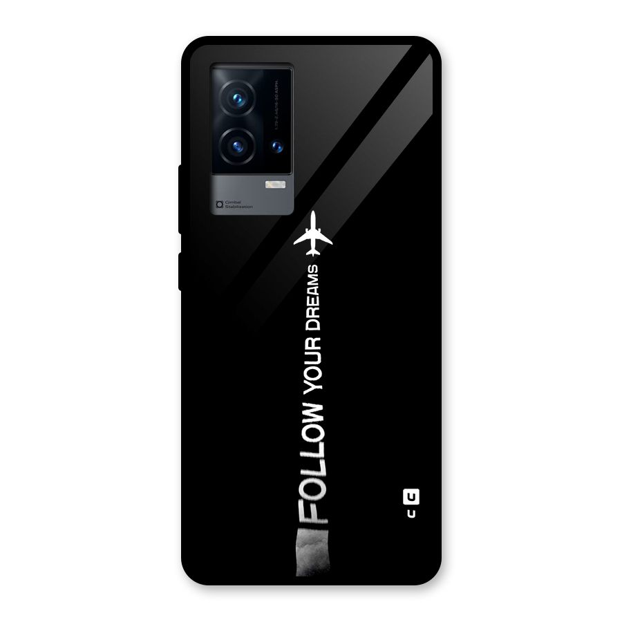 Follow Your Dream Glass Back Case for iQOO 9 5G
