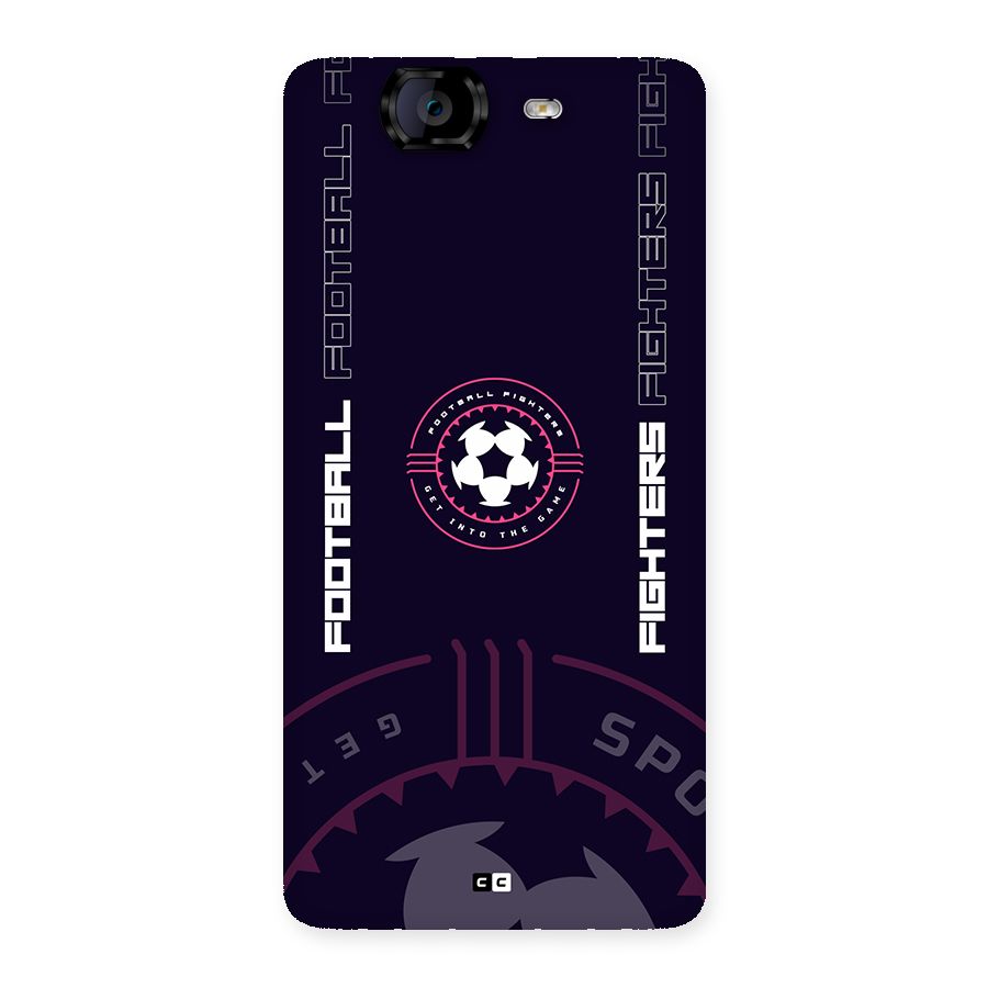 Football Fighters Back Case for Canvas Knight A350