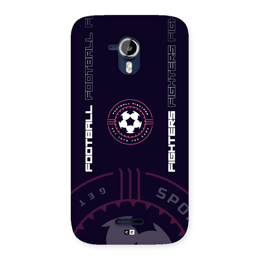 Football Fighters Back Case for Canvas Magnus A117