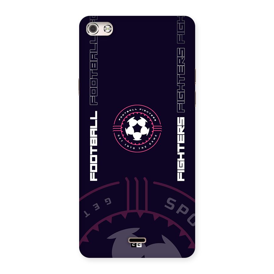 Football Fighters Back Case for Canvas Silver 5
