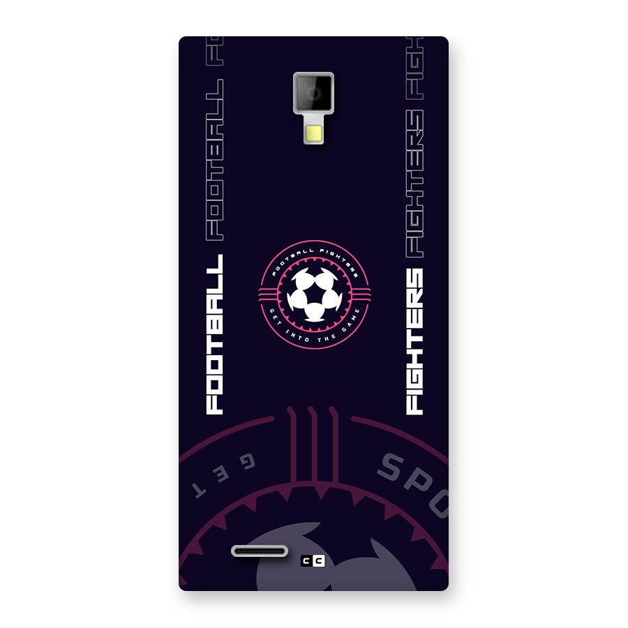 Football Fighters Back Case for Canvas Xpress A99