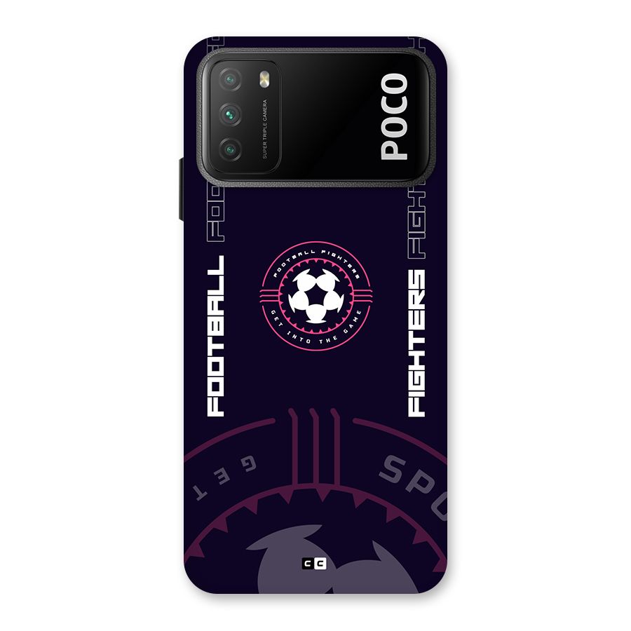 Football Fighters Back Case for Poco M3