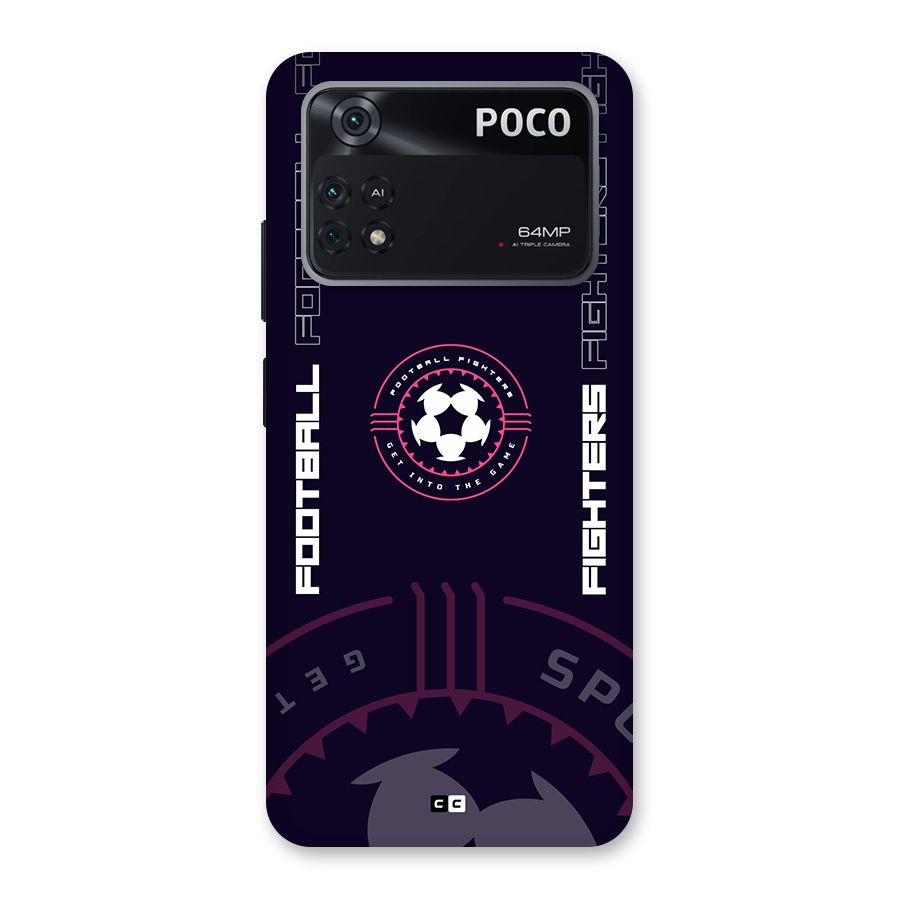 Football Fighters Back Case for Poco M4 Pro 4G