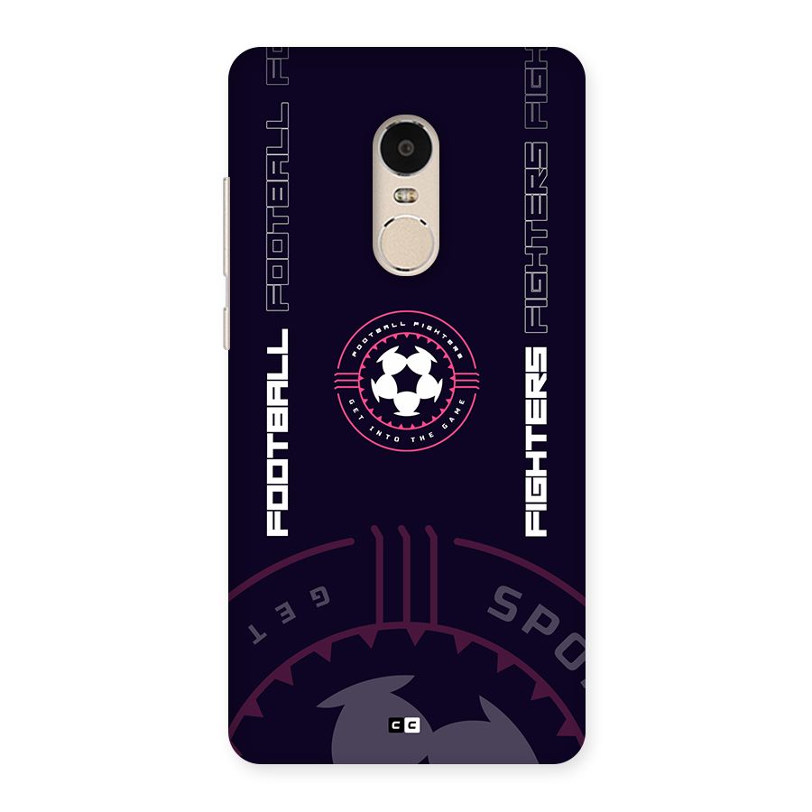 Football Fighters Back Case for Redmi Note 4