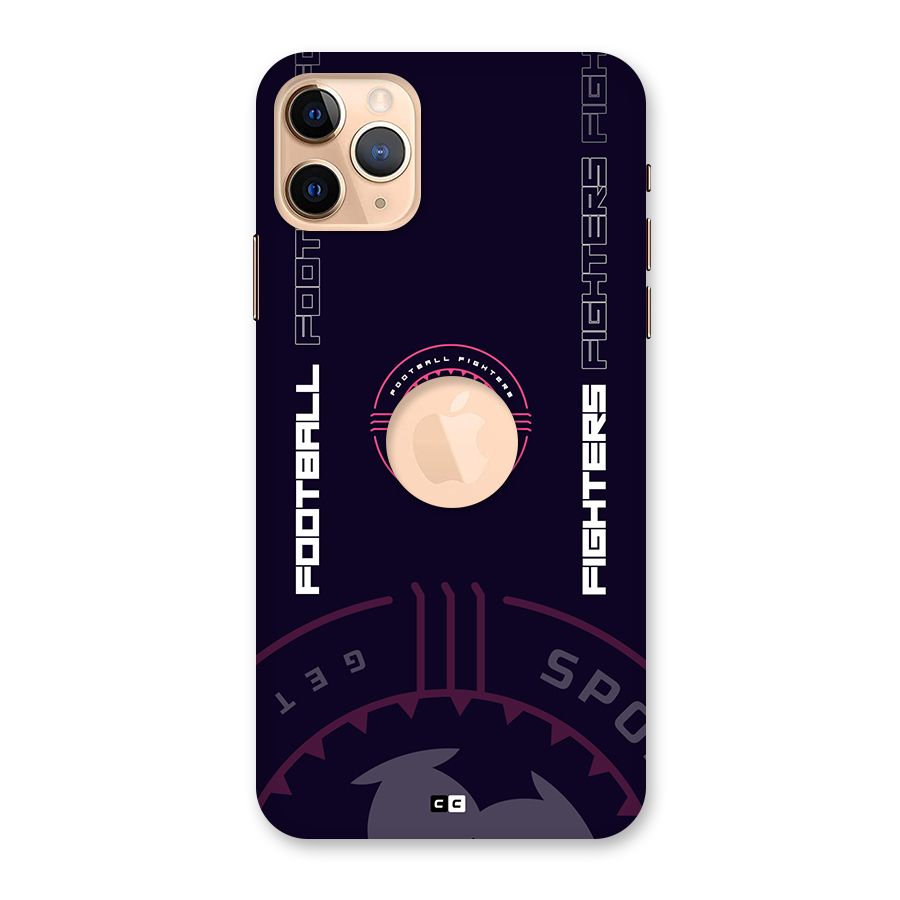 Football Fighters Back Case for iPhone 11 Pro Max Logo Cut