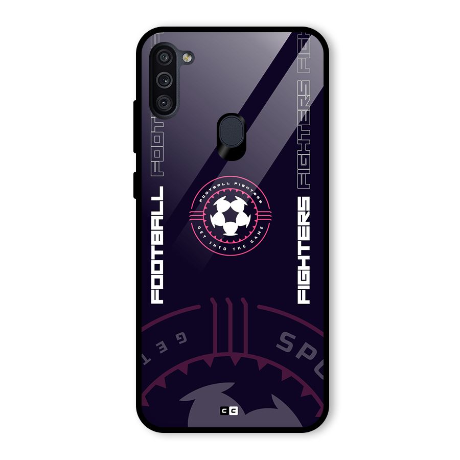 Football Fighters Glass Back Case for Galaxy M11