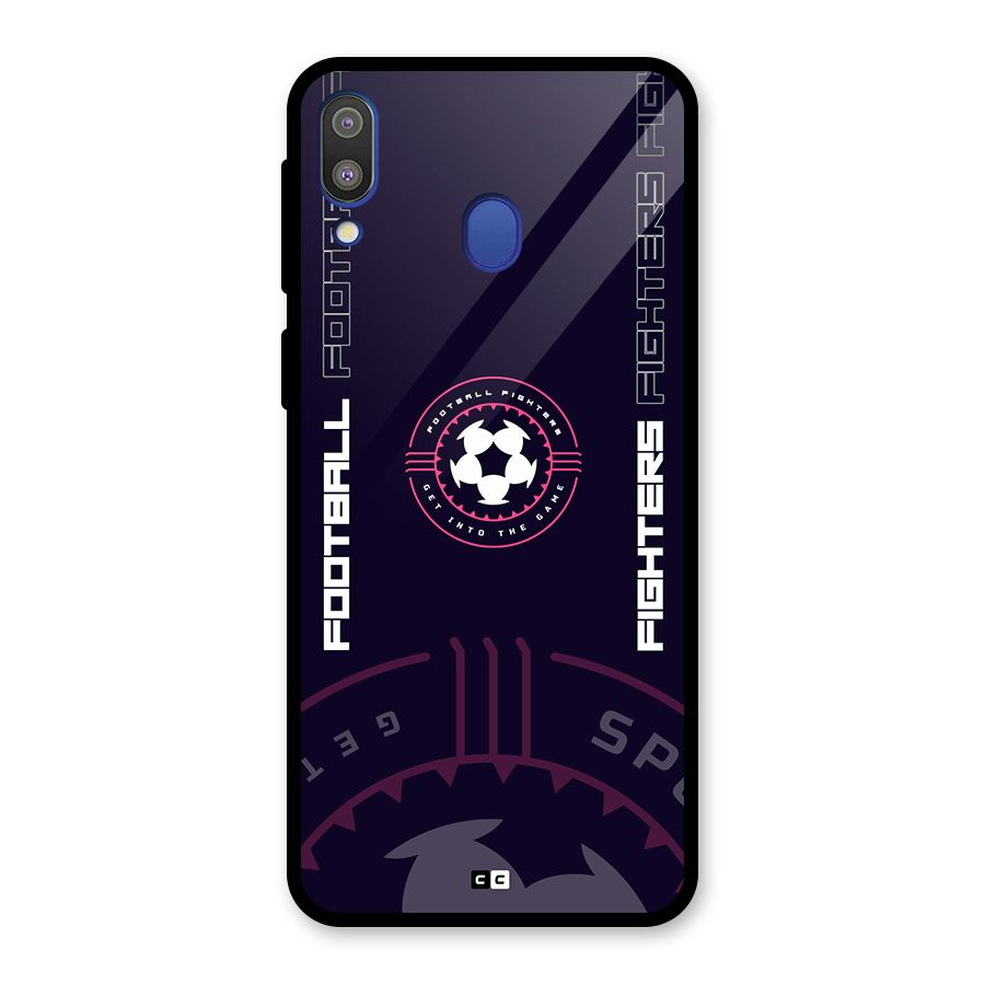 Football Fighters Glass Back Case for Galaxy M20